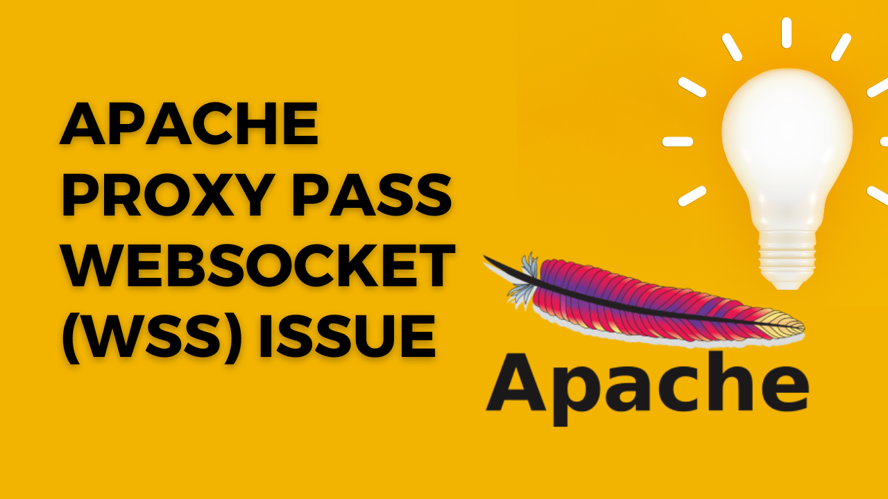 Apache ProxyPass websocket (wss) Issue